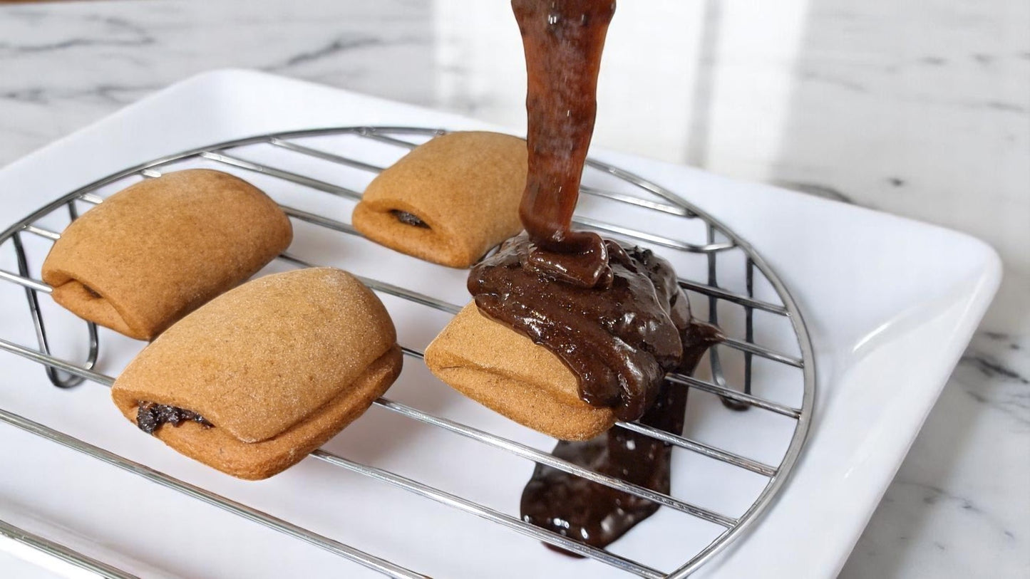 Csudaíz Lebkuchen Duci gefüllt mit Walnuss-Rum-Pflaumenmarmelade (2 Stück)